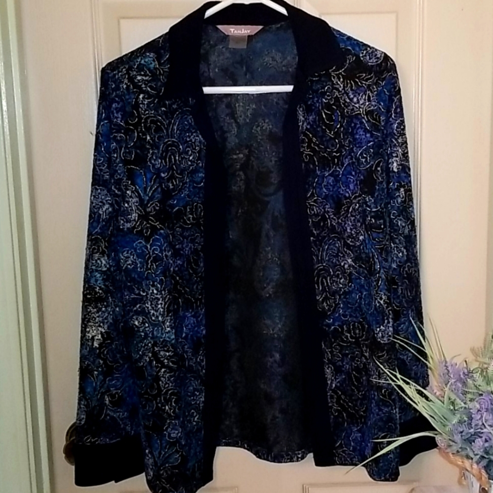 VINTAGE BLUE/GOLD JACKET